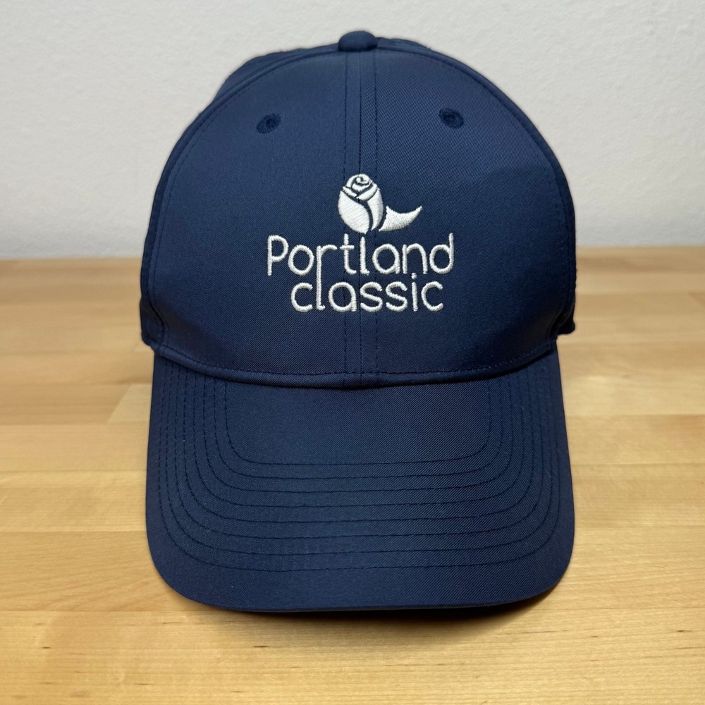Nike Dri-FIT Club Cap Portland Classic Golf Hat Navy Blue M/L